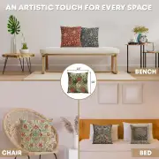 Chrysanthemum Multi Belgian Couch Pillow | Application