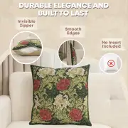 Chrysanthemum Multi Belgian Couch Pillow | Feature