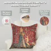 Medieval Touch Large Belgian Sofa Pillow Cover | Feature
