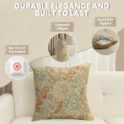 Golden Lily Light William Morris Belgian Sofa Pillow Cover | Feature