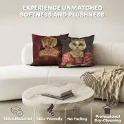 Cat With Crown A Belgian Sofa Pillow Cover | Quality