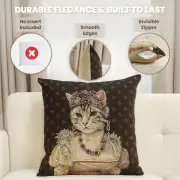 Chat Josephine Belgian Sofa Pillow Cover | Feature