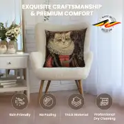 Cat With Crown C Belgian Sofa Pillow Cover | Quality