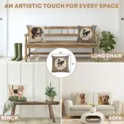 French Bulldog Cushion Cover - 18 in. x 18 in. Cotton/Polyester/Acrylic by Charlotte Home Furnishings Inc | Application