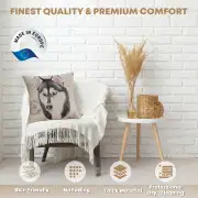 Husky Cushion Cover - 18 in. x 18 in. Cotton/Polyester/Acrylic by Charlotte Home Furnishings Inc | Quality