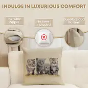 Quartet Cushion Cover - 18 in. x 18 in. Cotton/Polyester/Acrylic by Charlotte Home Furnishings Inc | Feature