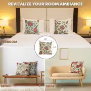 Shaila Cushion Cover - 18 in. x 18 in. Cotton/Polyester/Acrylic by Charlotte Home Furnishings Inc | Application