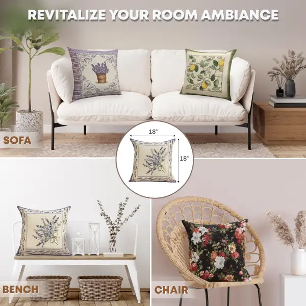 Nardus Bouquet Cushion Cover | Application