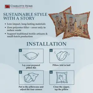 Gent - III Torens Belgian Cushion Cover