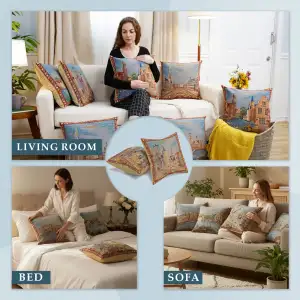 Gent - III Torens Belgian Cushion Cover