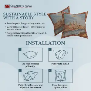 Gent - Graslei Belgian Cushion Cover