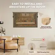 The Last Supper IV Italian Wall Tapestry | Family