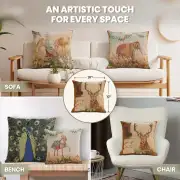 Deer Doe and Stag French Couch Cushion | Application