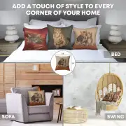 Two Kittens French Couch Cushion | Application