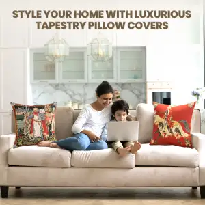 Templier II Belgian Cushion Cover - 18 in. x 18 in. Cotton by Charlotte Home Furnishings Inc