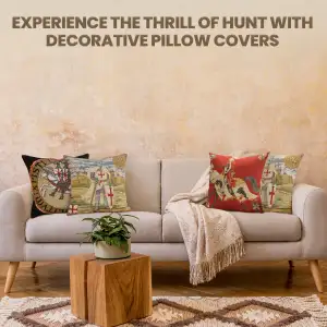 Templier II Belgian Cushion Cover - 18 in. x 18 in. Cotton by Charlotte Home Furnishings Inc