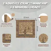 Tree of Life by Gustav Klimt Italian Wall Tapestry | Feature