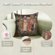 Legendary King Arthur Belgian Cushion Cover - 18 in. x 18 in. Cotton by Charlotte Home Furnishings | Feature