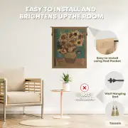 Sunflowers, Gold Belgian Wall Tapestry | Family