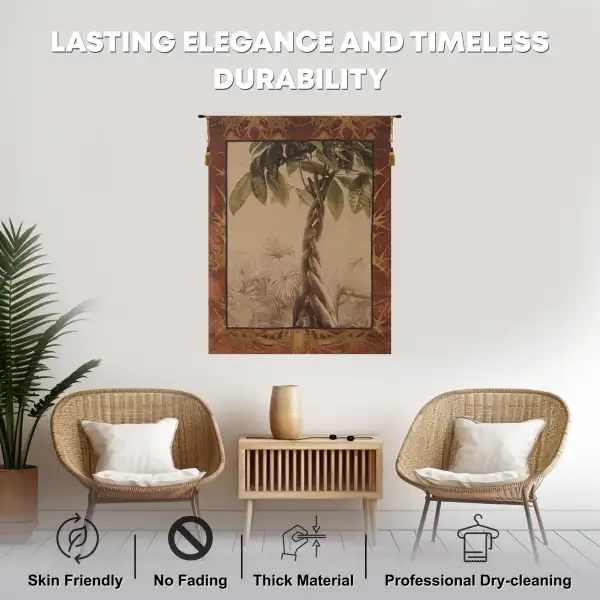Le Ficus French Wall Tapestry - 30 in. x 40 in. Wool/cotton/others by Charlotte Home Furnishings | Quality