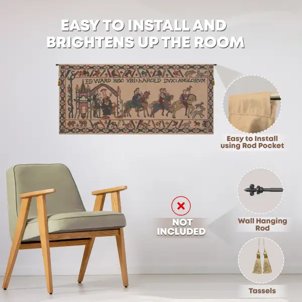 Bayeux - Edward Belgian Wall Tapestry | Family