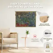 Les Iris Belgian Wall Tapestry | Family