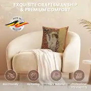 Mere et Enfant by Klimt Belgian Couch Pillow | Quality