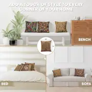 Klimt Tree of Life I Belgian Couch Pillow | Application