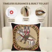 Sceau Templier I Belgian Sofa Pillow Cover | Feature