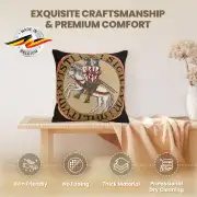 Sceau Templier I Belgian Sofa Pillow Cover | Quality