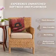 Poppies I Belgian Couch Pillow | Quality