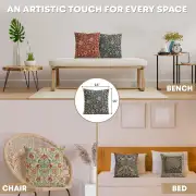 Fleurs de Morris Blue Belgian Couch Pillow | Application