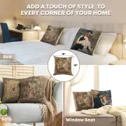Garden Party Left Panel Belgian Sofa Pillow Cover | Application