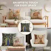 The Peacock French Couch Cushion | Application