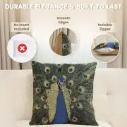 The Peacock French Couch Cushion | Feature