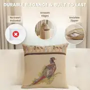 Pheasant French Couch Cushion | Feature