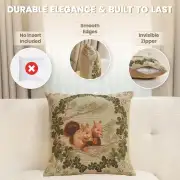 Squirrels French Couch Cushion | Feature