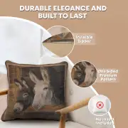 Donkeys French Couch Cushion | Feature