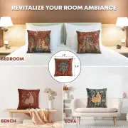 Orange Tree Small French Couch Cushion | Application