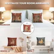 The Medieval Lion French Couch Cushion | Application