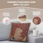 The Medieval Lion French Couch Cushion | Feature