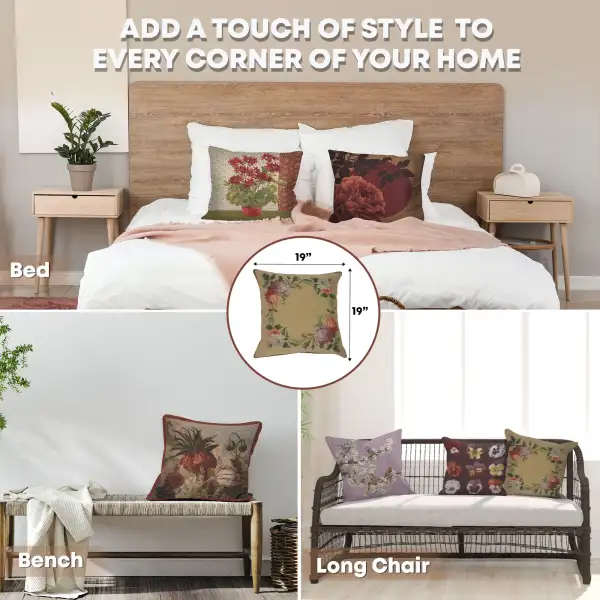 Amboise I French Couch Cushion | Application