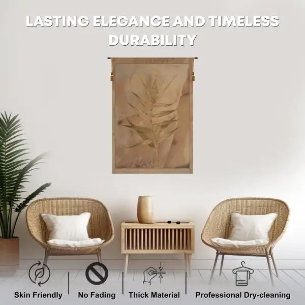 Oriental Bamboo French Wall Tapestry - 44 in. x 58 in. Wool/cotton/others by Charlotte Home Furnishings Inc | Quality