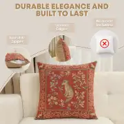 Medieval Fox Tapestry Cushion Cover - 19 in. x 19 in. Wool/cotton/others by Charlotte Home Furnishings Inc | Feature