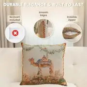 Camel French Couch Cushion | Feature