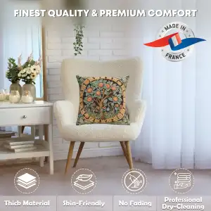 W. Morris Orange Tree Tapestry Cushion Cover - 14 in. x 14 in. Cotton by William Morris