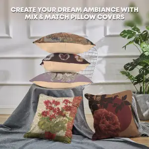 Terrasse With Columns Tapestry Cushion Cover - 19 in. x 19 in. Cotton by Charlotte Home Furnishings Inc