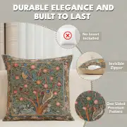 C Charlotte Home Furnishings Inc Woodpecker French Tapestry Cushion - 19 in. x 19 in. Cotton by William Morris | Feature