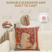 Le Lion Medieval French Couch Cushion | Feature