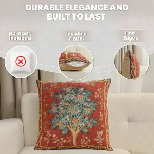 C Charlotte Home Furnishings Inc Orange Tree Large French Tapestry Cushion - 19 in. x 19 in. Cotton by William Morris